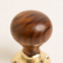 Set Of Two Plain Rosewood Door Knobs, thumbnail 9 of 10