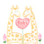 Personalised Baby Name Christening Giraffe Gift Print, thumbnail 5 of 6