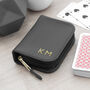 Personalised Luxury Leather Playing Cards Case, thumbnail 9 of 12