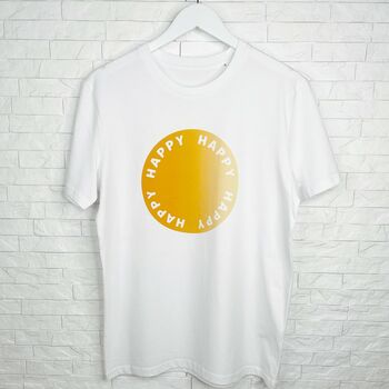 Happy Circular Logo T Shirt, 2 of 3