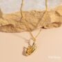 Jnana Mudra Gold Vermeil, Sterling Silver Pendant Necklace, thumbnail 3 of 12