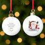 Personalised Santa Claus Bauble, thumbnail 3 of 5