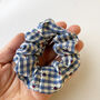 Daisy And Gingham Colourful Hair Scrunchie, thumbnail 2 of 3