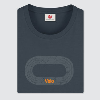 Velo Grey Organic Cycling T Shirt, 2 of 7