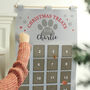 Personalised Pet Advent Calendar In Silver Grey, thumbnail 2 of 3