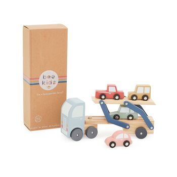Wooden Car And Lorry Children’s Toy, 4 of 4