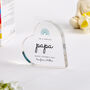 Personalised First Father’s Day Rainbow Papa Plaque, thumbnail 1 of 4