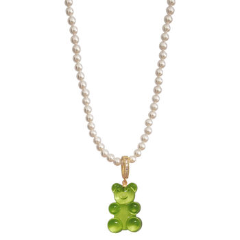 Shell Bead Necklace And Gummy Bear Pendant, 5 of 7