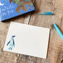 Persoanlised Penguin Notecards, thumbnail 2 of 5
