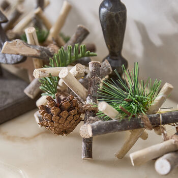 Pre Lit Nature Trail Christmas Garland, 4 of 4