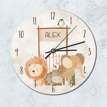Zoo Themed Child Clock, 3 of 5