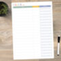 Freezer Inventory Whiteboard, Dry Erase Food Checklist, A4/A3 Sizes, thumbnail 1 of 5