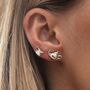 Sterling Silver Teapot And Teacup Stud Earrings, thumbnail 3 of 4