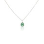 Hampton Emerald And Sterling Silver Necklace, thumbnail 2 of 6