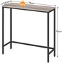 Slim Console Table For Hallway Compact Display Table, thumbnail 10 of 12