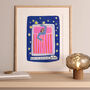 One More Snooze Bed Lay In Guilty Pleasure Art Print, thumbnail 1 of 3