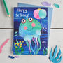 Cute Jellyfish Birthday Card, thumbnail 1 of 2