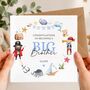 Pirate Big Brother Card, Under The Sea New Brother, thumbnail 1 of 4