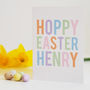 Personalised Children's Hoppy Easter Card, thumbnail 1 of 3