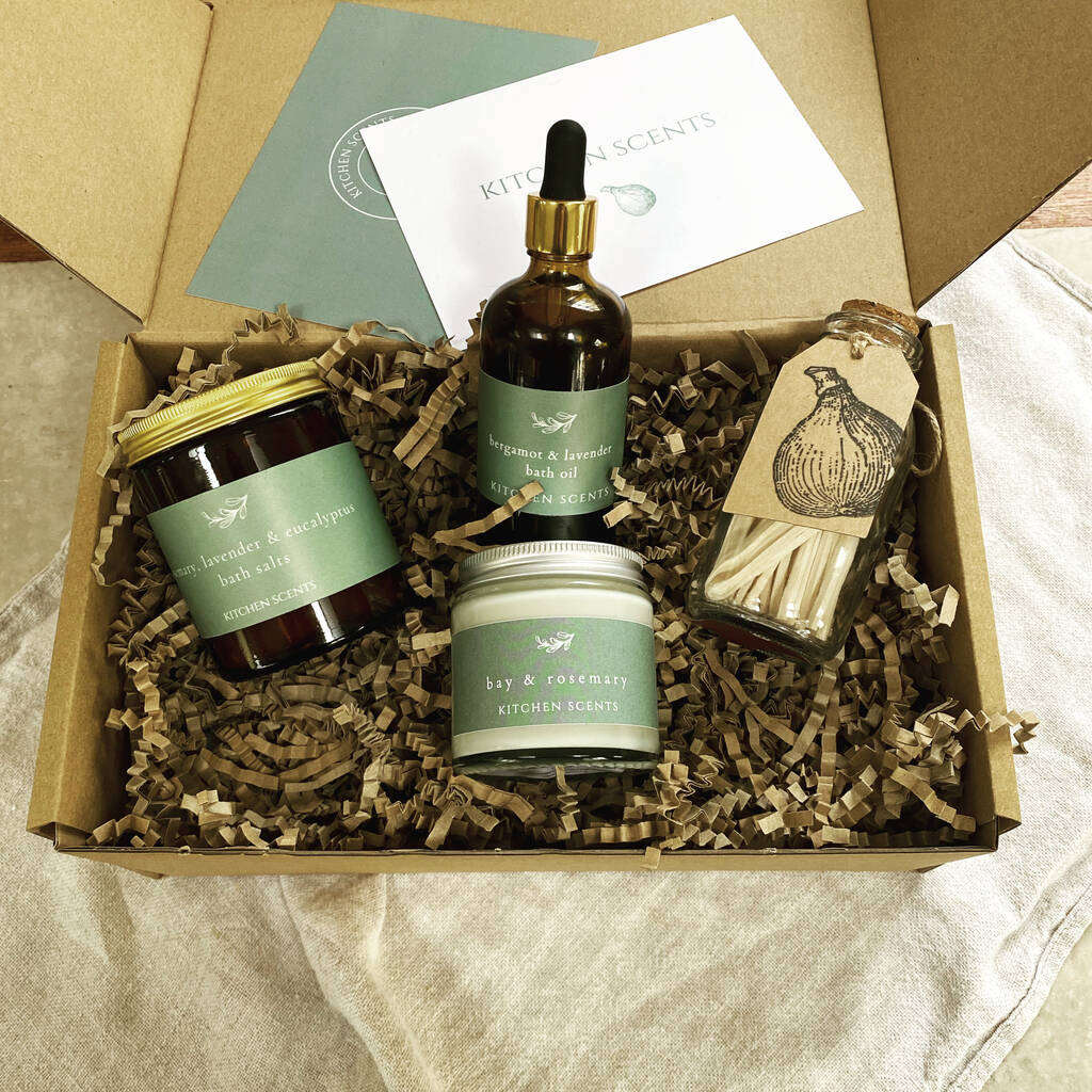 Luxury Bath Time Gift Box By Kitchen Scents