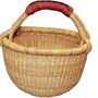 Round Bolga Market Basket, thumbnail 1 of 5