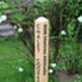 Engraved Garden Milestone Post, thumbnail 5 of 12