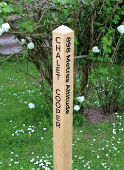 Engraved Garden Milestone Post, 5 of 12