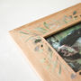 Personalised Wedding Name And Date Oak Photo Frame, thumbnail 2 of 5