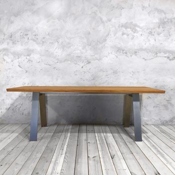 Albert A Shaped Legs Dining Table, 2 of 2