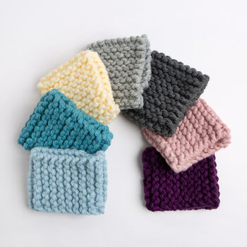 Beginner Cup Cosy Knitting Kit, 5 of 8