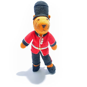 Animal Soft Toy In Changeable Soldier Outfit, 5 of 5
