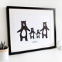 We Love To Boogie, Family A3 Print, thumbnail 1 of 7