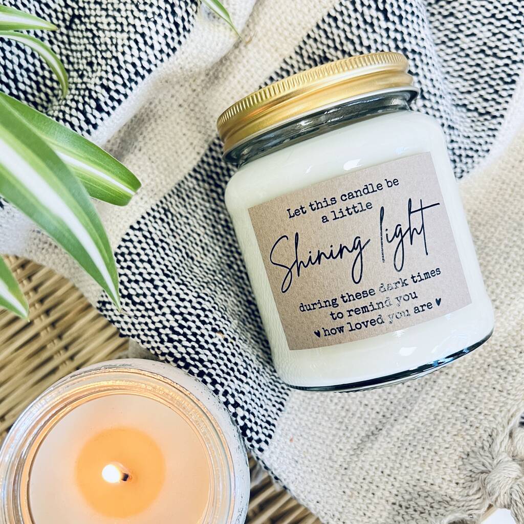 Shining Light Scented Candle And Gifts By Lollyrocket Candle Co