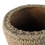 Seagrass Style Composite Planter With Stand, thumbnail 6 of 10