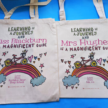 Personalised Learning Is A Journey Teacher Bag, 12 of 12