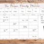 Personalised Boho Rainbow Weekly Family Planner, thumbnail 2 of 5
