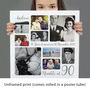Personalised 90th Birthday Square Photo Collage, thumbnail 10 of 11