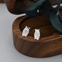 Kawaii Hamster Stud Earrings Sterling Silver, thumbnail 1 of 12