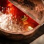 Solid Copper Pedicure Bowl With Removable Footrest, Hammered Copper 350 Mm Diameter, thumbnail 3 of 5