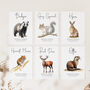 Woodland Wedding Table Numbers, thumbnail 4 of 8