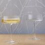 Set Of Two Empire Stemed Coupe Glasses, thumbnail 1 of 3