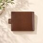 Gifts For Men Viking Brown Faux Leather Wallet For Him, thumbnail 5 of 7