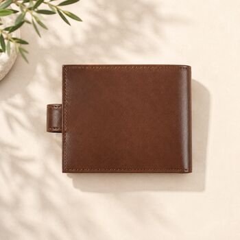 Gifts For Men Viking Brown Faux Leather Wallet For Him, 5 of 7