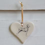 Dalmatian Ceramic Heart, thumbnail 2 of 3