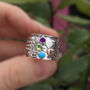 Personalised Birthstone Spinner Ring, thumbnail 6 of 12