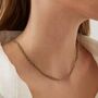 Handmade Rope Braided Sterling Silver Beaded Necklace, thumbnail 2 of 12