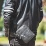 Luxury Leather Sheepskin Racer Biker Jacket, thumbnail 2 of 6