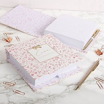 ‘Love You To The Moon And Back’ Notepad And Pen Gift Set, 4 of 4