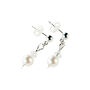 Swarovski Crystal And Pearl Wedding Earrings, thumbnail 1 of 2