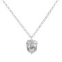 Little Acorns Mighty Oaks Grow Necklace In Silver, thumbnail 2 of 5